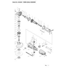 Makita GA 4530 Avuç Taşlama Makinası İçin Yedek Parça Temini 