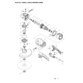 Makita GA 9020 Avuç Taşlama Makinası için Yedek Parça Temini