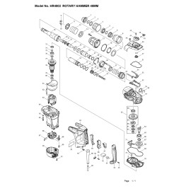 Makita HR4002 Kırıcı Delici için Yedek Parça Temini