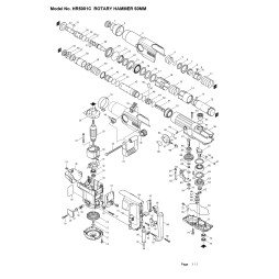 Makita HR 5001C Kırıcı Delici için Yedek Parça Temini