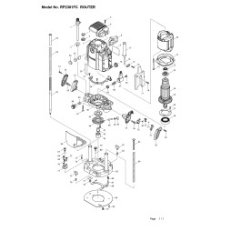 Makita RP2301FC Router İçin Yedek Parça Temini