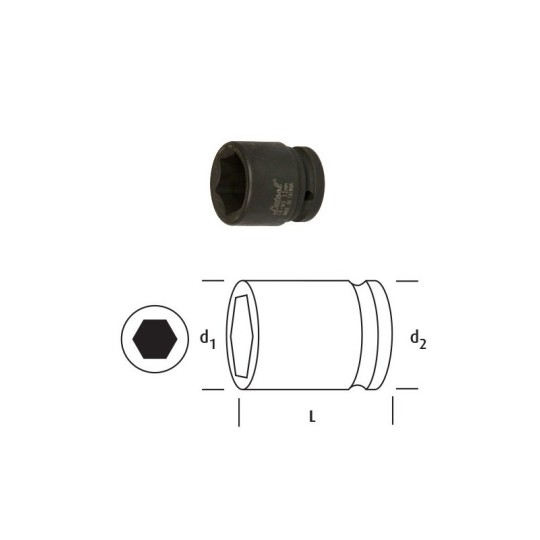 Osaka 3/4 24 Mm Havalı Kısa Lokma