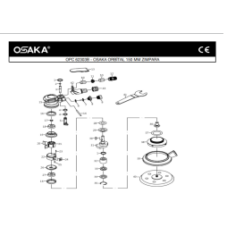 Osaka OPC 62303B Havalı Orbital Zımpara Makinesi İçin Yedek Parça Temini