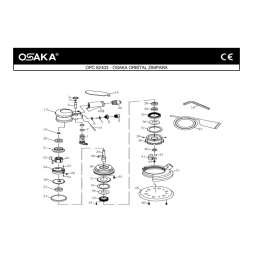 Osaka OPC 62403 Havalı Orbital Zımpara Makinesi İçin Yedek Parça Temini