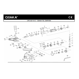 Osaka OPC 65110 C Havalı Tel Zımpara Makinesi İçin Yedek Parça Temini