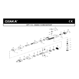 Osaka OPT 113 Havalı 10 Mm Matkap İçin Yedek Parça Temini