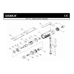 Osaka OPT 127 Havalı Kalıpçı Makinesi İçin Yedek Parça Temini
