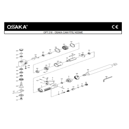 Osaka OPT 216 Havalı Cam Fitili Kesme Makinesi İçin Yedek Parça Temini