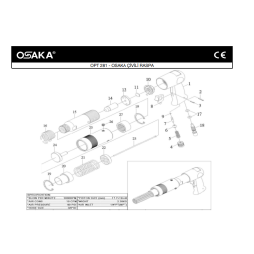Osaka OPT 281 Havalı Çivili Raspa Makinesi İçin Yedek Parça Temini