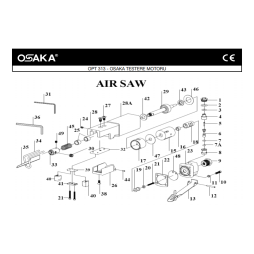 Osaka OPT 313 Havalı Testere Motoru İçin Yedek Parça Temini