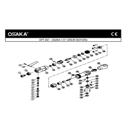 Osaka OPT 367 Havalı Cırcır Motoru İçin Yedek Parça Temini