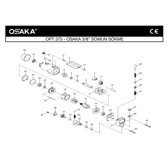 Osaka OPT 375 3/8