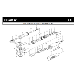 Osaka OPT 378 Havalı Cırcır Motoru İçin Yedek Parça Temini