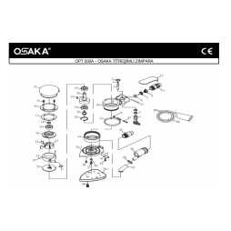 Osaka OPT 500 A Havalı Titreşimli Zımpara İçin Yedek Parça Temini