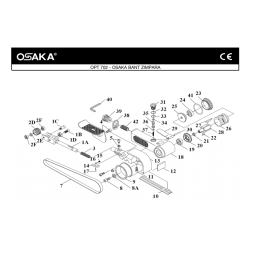 Osaka OPT 702 Havalı Bant Zımpara İçin Yedek Parça Temini