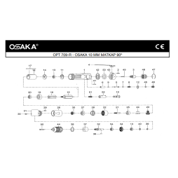 Osaka OPT 709 R Havalı 10 Mm Matkap İçin Yedek Parça Temini