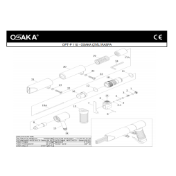 Osaka OPT-P 110 Havalı Çivili Raspa Makinesi İçin Yedek Parça Temini