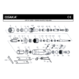 Osaka OPC 122S5 Havalı Kalıpçı Taşlama Makinesi İçin Yedek Parça Temini