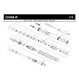 Osaka OPT-P 1504 Havalı Mikro Kalıpçı Taşlama Makinesi İçin Yedek Parça Temini