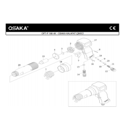 Osaka OPT-P 190-4K Havalı Kalafat Çekici İçin Yedek Parça Temini