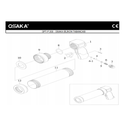 Osaka OPT 203 Havalı Silikon Tabancası İçin Yedek Parça Temini