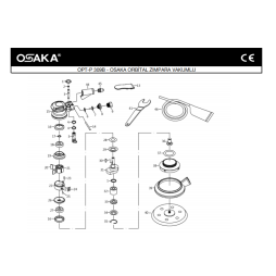 Osaka OPT-P 309 B Havalı Orbital Zımpara Makinesi İçin Yedek Parça Temini
