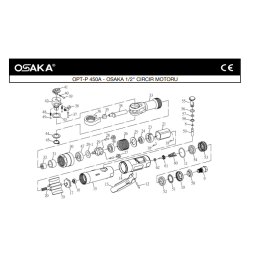 Osaka OPT-P 450 A Havalı Cırcır Motoru İçin Yedek Parça Temini