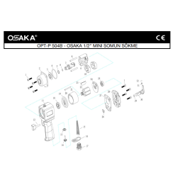 Osaka OPT-P 504 B Havalı Somun Sökme Makinesi İçin Yedek Parça Temini