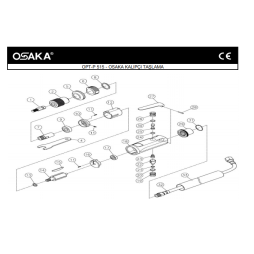Osaka OPT-P 515 Havalı Kalıpçı Taşlama Makinesi İçin Yedek Parça Temini