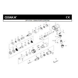 Osaka OPT-P 618 Havalı Punta Çürütme Makinesi İçin Yedek Parça Temini