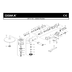 Osaka OPT-P 791 Havalı Polisaj Makinesi İçin Yedek Parça Temini